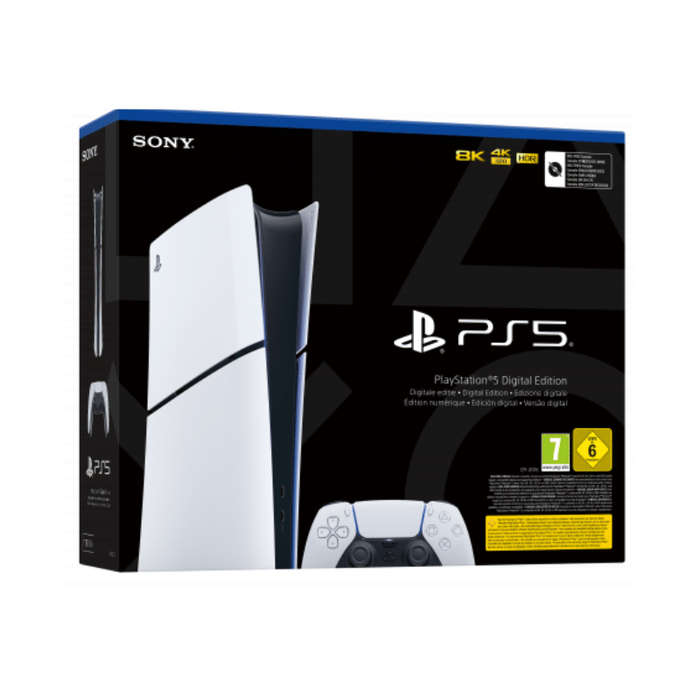 Playstation 5 Console Slim Digital Edition - Glacier White