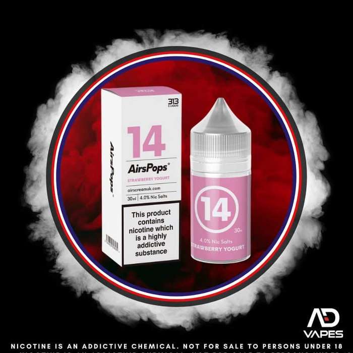 Airscream AirsPops 313 Strawberry Yoghurt 40mg 30ml