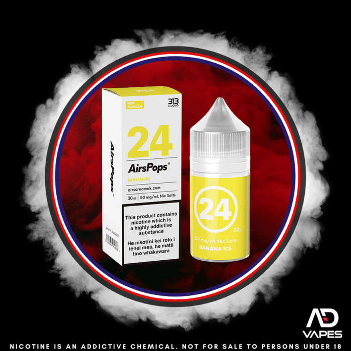 Airscream AirsPops 313 Banana Ice 40mg 30ml