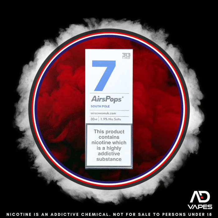 Airscream AirsPops 313 19mg South Pole 30ml Half Strength
