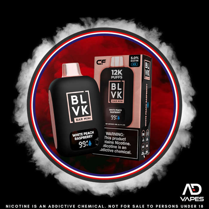 BLVK Bar Mini 12k 50mg White Peach Raspberry