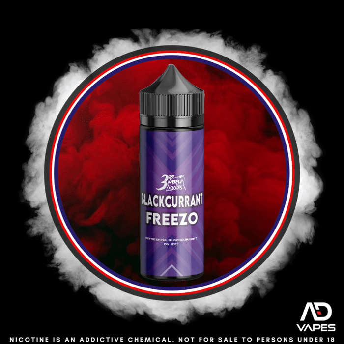 Cosmic Dropz 3rd World Blackcurrant Freezo 120ml Flavour Shot