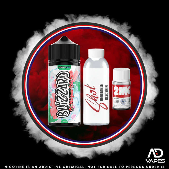 Blizzard Bubblegum Blast 120ml Longfill Kit