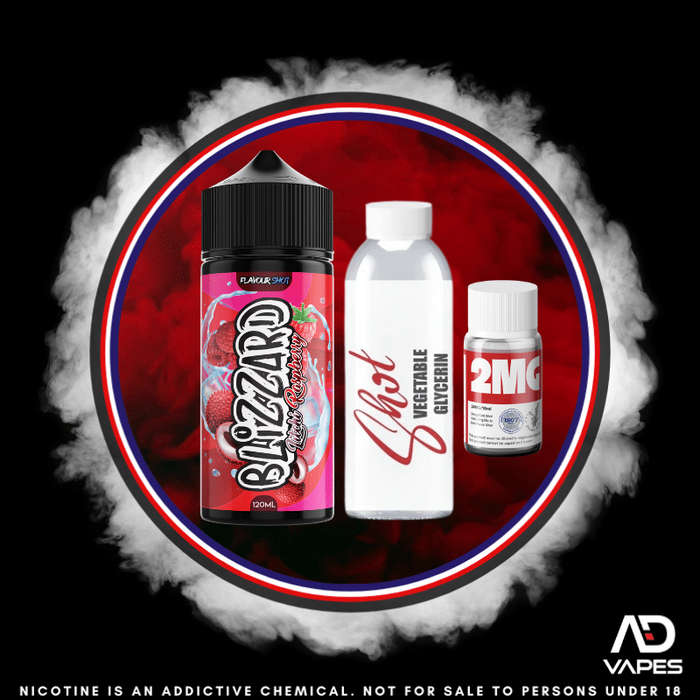 Blizzard Litchi Raspberry 120ml Longfill Kit