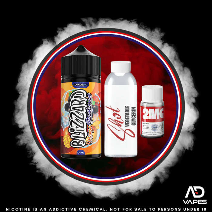 Blizzard Mango Blackcurrant 120ml Longfill Kit