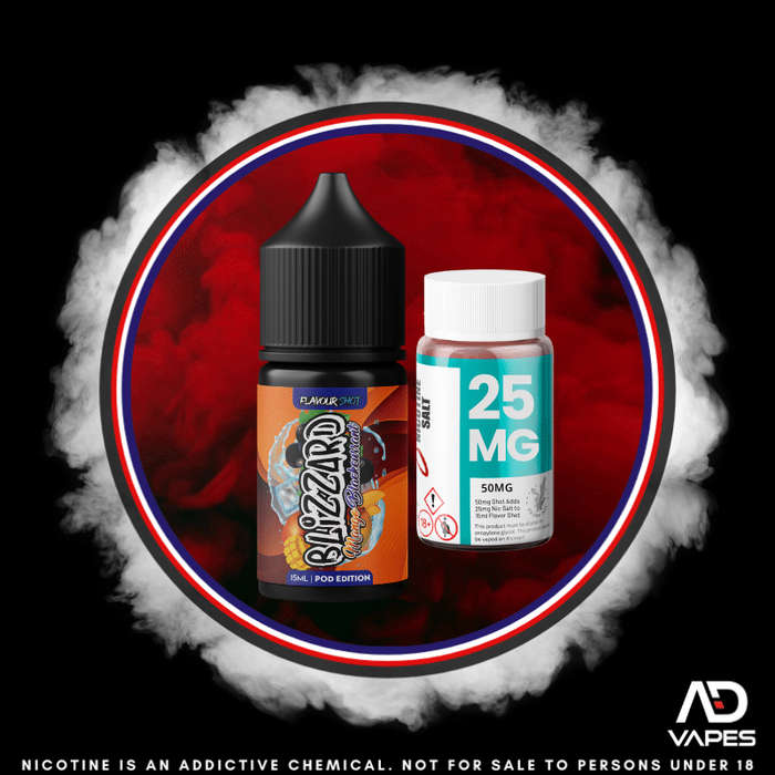 Blizzard Mango Blackcurrant 25mg 30ml Longfill Kit