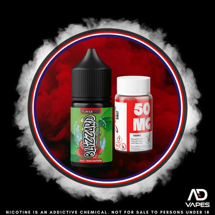Blizzard Strawberry Kiwi Slushy 50mg 30ml Longfill Kit