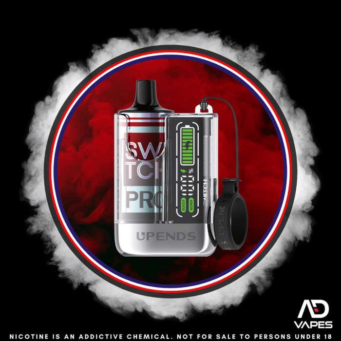 Upends Switch Pro Kit 12K 50mg Cherry Ice Pod + Battery