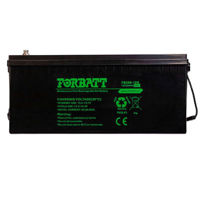 Forbatt 12Volt 200AH Gel Battery