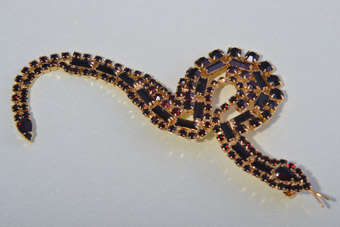 Gilt Snake Brooch |  |