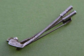 Silver Golf Brooch |  |