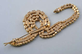 Gilt Snake Brooch |  |