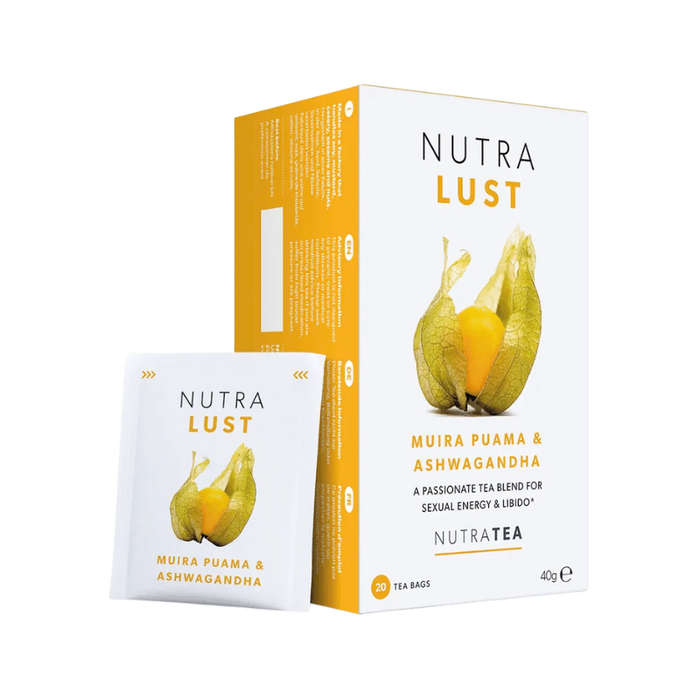 NutraTea NutraLust (Muira Puama & Ashwagandha) Teabags 20