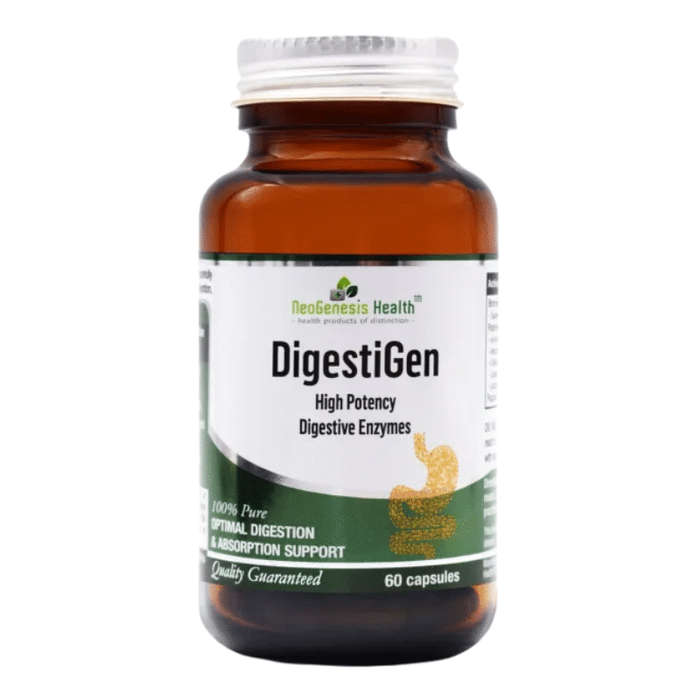 NeoGenesis DigestiGen Digestive Enzyme Complex Capsules 60
