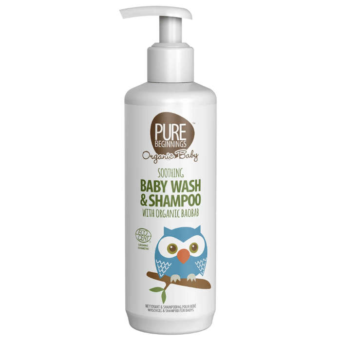 Pure Beginnings Soothing Baby Wash & Shampoo with Organic Baobab 500ml