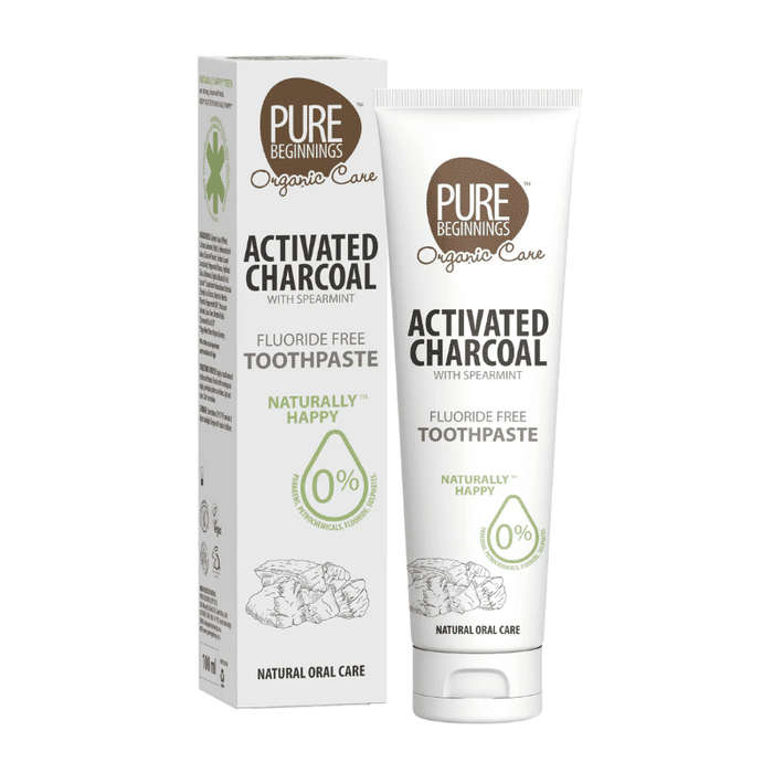Pure Beginnings Toothpaste Activated Charcoal with Spearmint 100ml