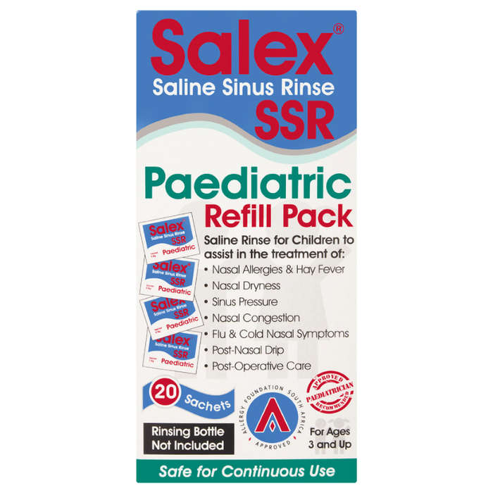 Salex SSR Paediatric Refill Pack 20