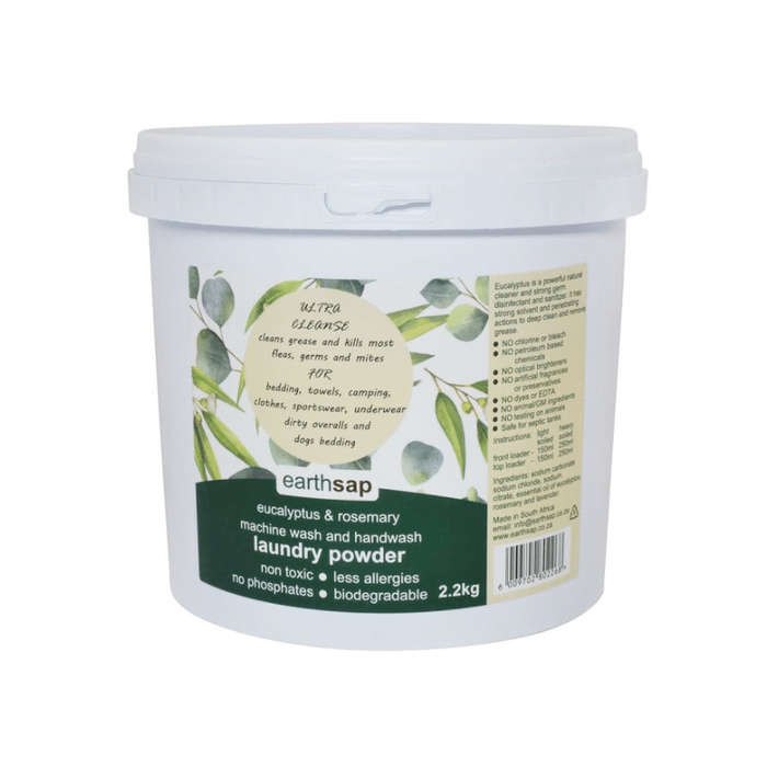 Earthsap Laundry Powder Eucalyptus & Rosemary 2.2kg