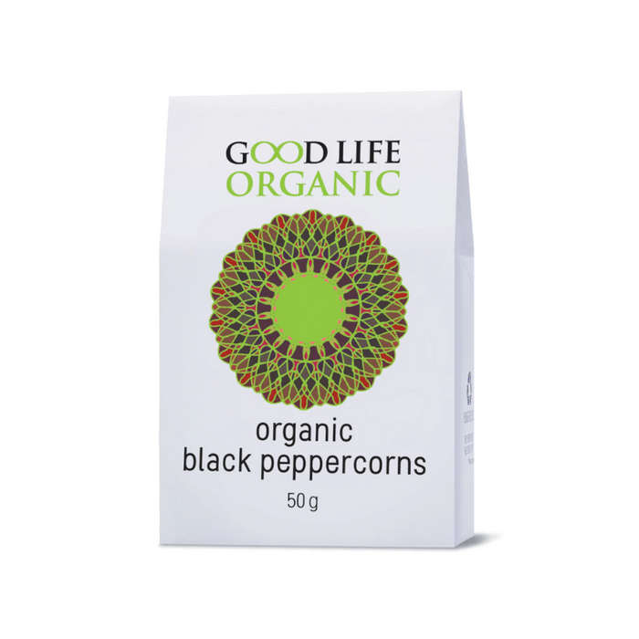Good Life Organic Black Peppercorns 50g