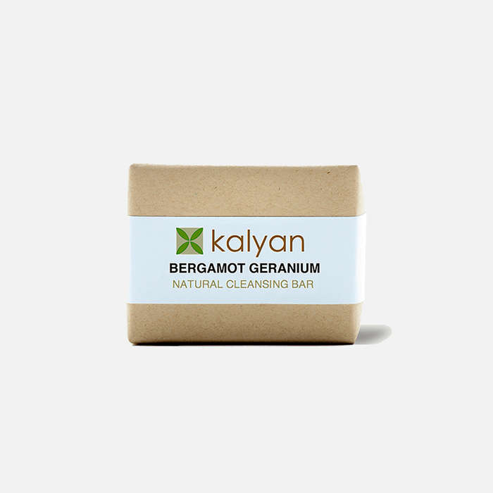 Kalyan Herbal Bergamot and Geranium Soap Bar 100g