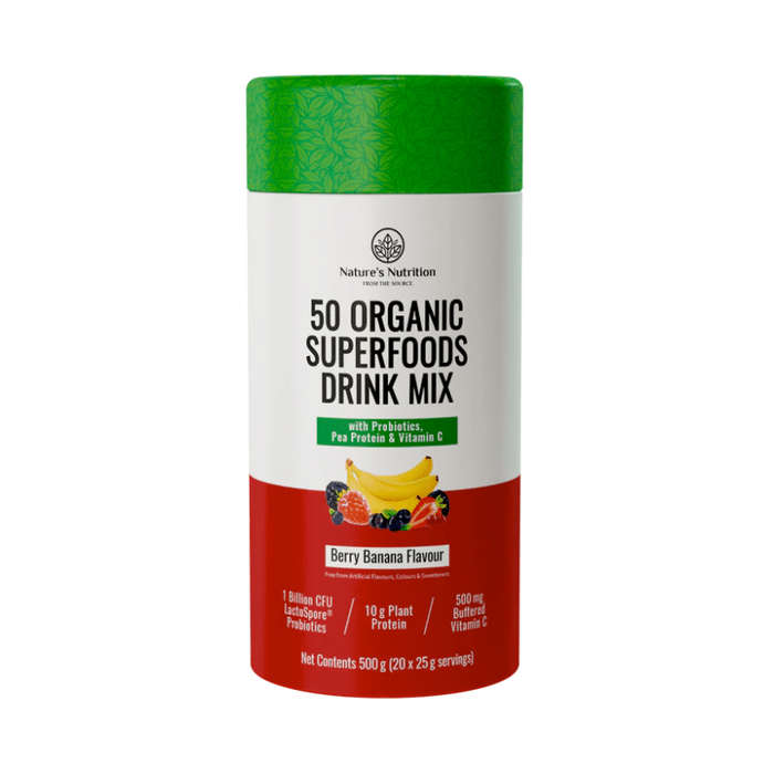 Nature's Nutrition Berry Banana Superfoods Drink 500g