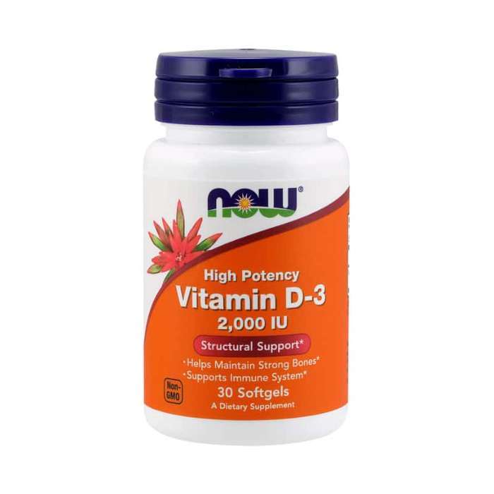 Now Foods Vitamin D3 2000iu Softgels 30s