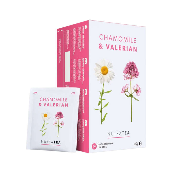 NutraTea Chamomile & Valerian Teabags 20