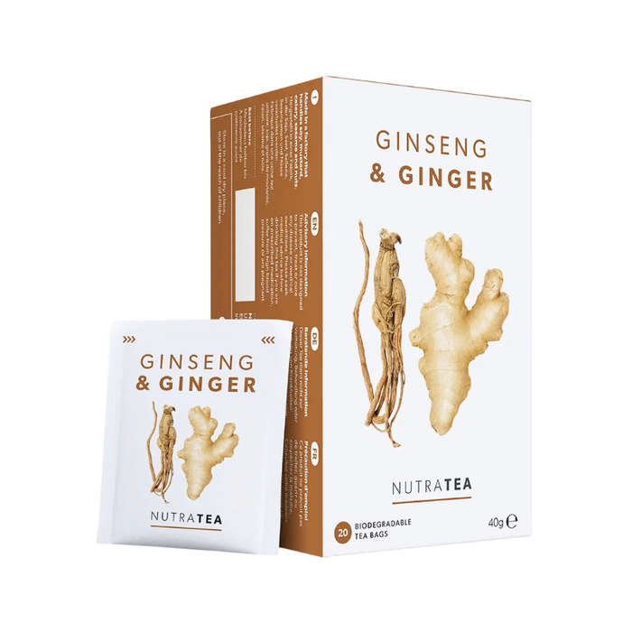 NutraTea Ginseng & Ginger Teabags 20