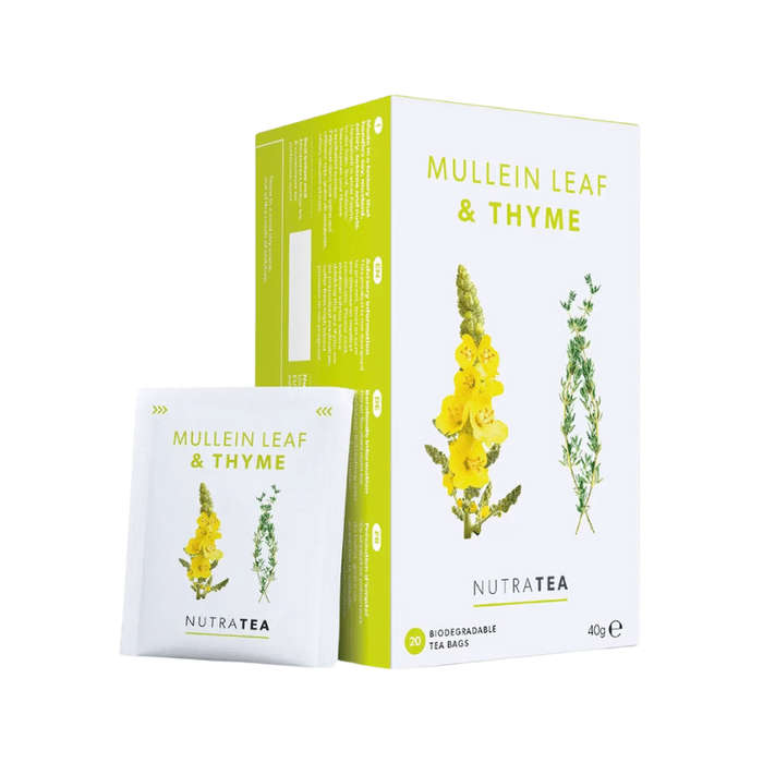 NutraTea Mullein Leaf & Thyme Teabags 20