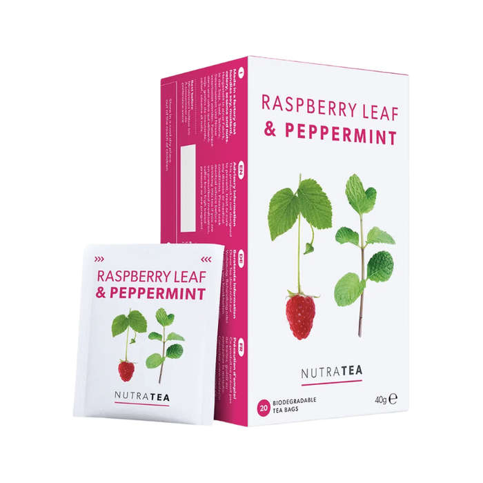 NutraTea Raspberry Leaf & Peppermint Teabags 20