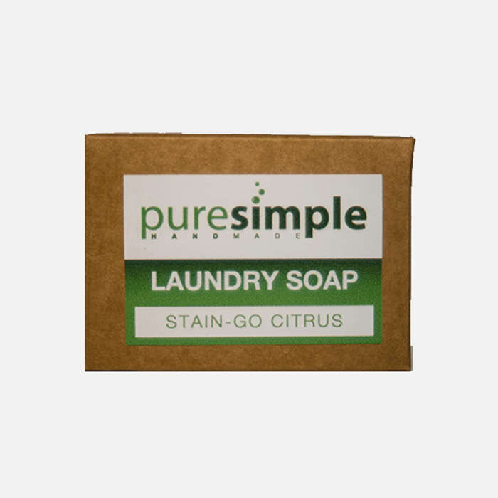 Pure Simple Stain-Go Citrus Laundry Soap Bar