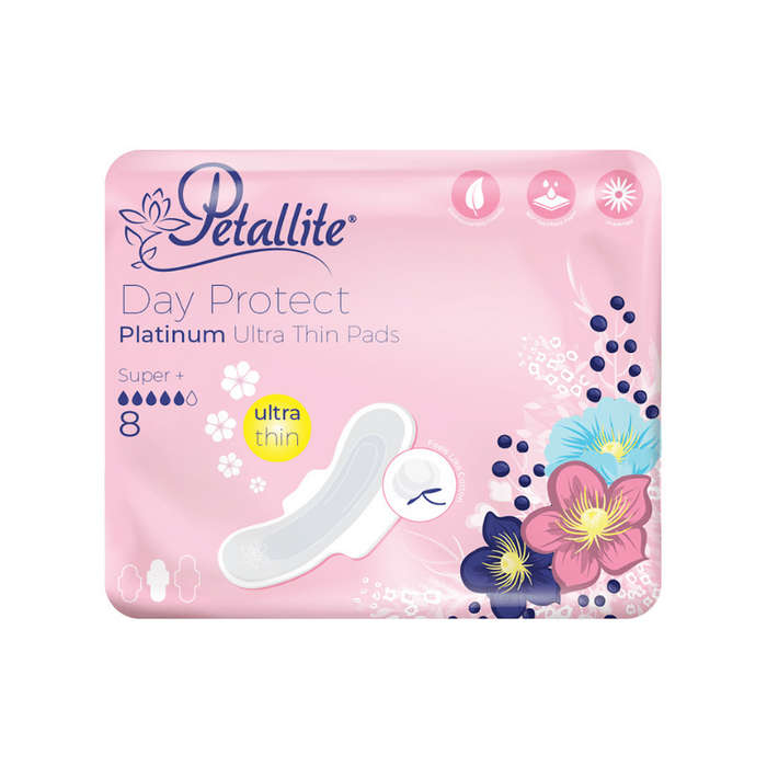 Petallite Platinum Day Ultra Thin Pads 8 Pack