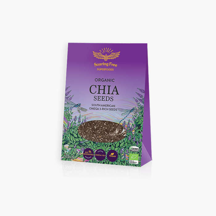 Soaring Free Superfoods Raw Chia Seeds 200g