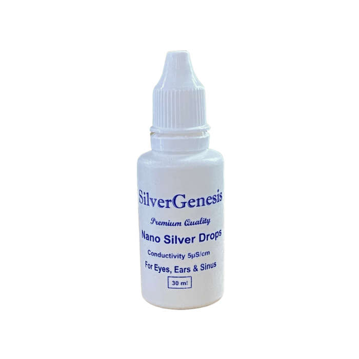 Silvergenesis Nano Silver Drops Eyes, Ears & Nose 30ml