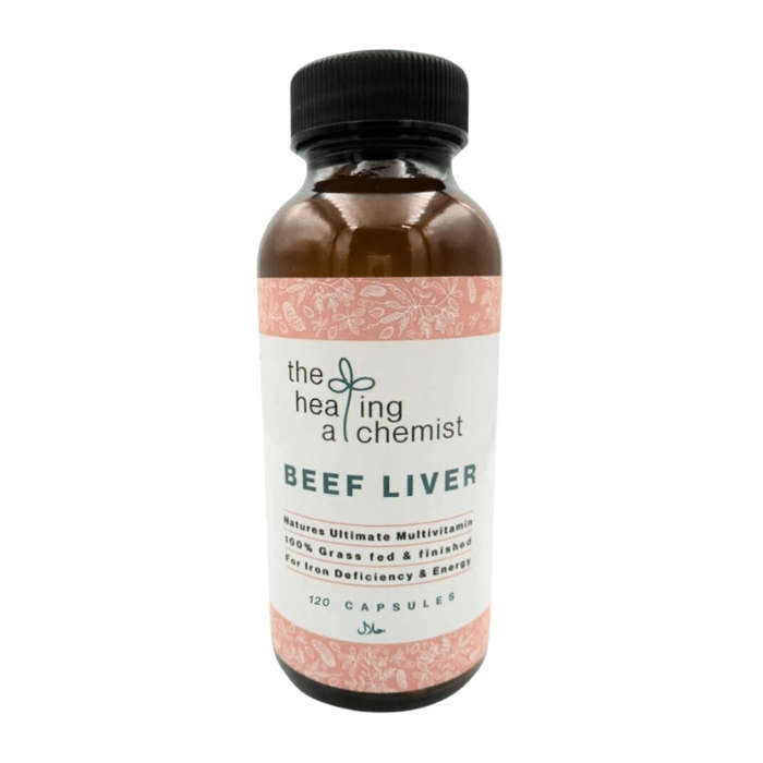 The Healing Alchemist Pure Beef Liver Capsules 120