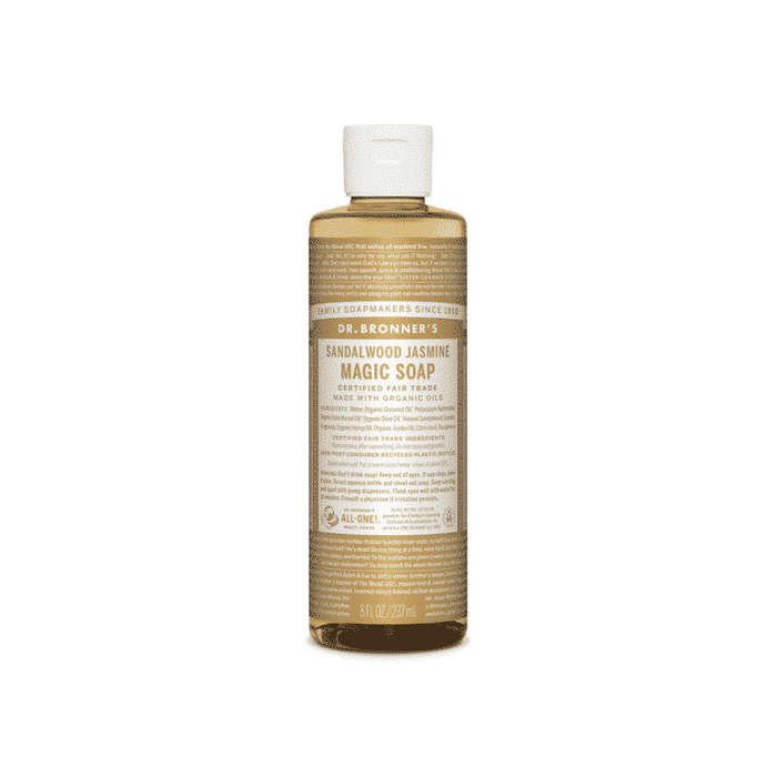 Dr Bronners Sandalwood Jasmine Pure Castille Liquid Soap 237ml