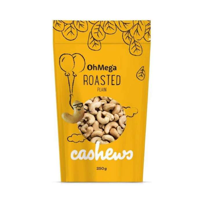 OhMega Roasted Cashews 250g