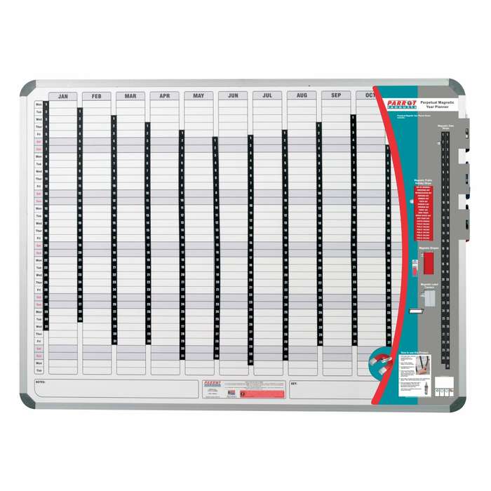 Parrot Magnetic Year Planner (2400*1200mm)