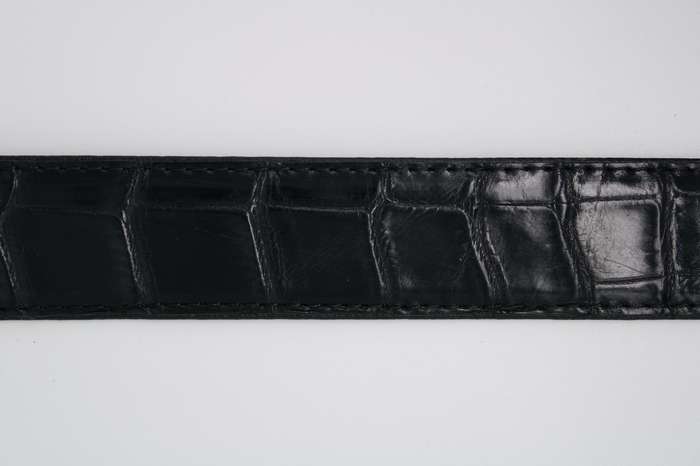 Crocodile Belly Belt - Men's - Single Tongue Buckle