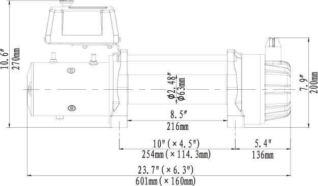 Runva EWB Series Winch Diagram