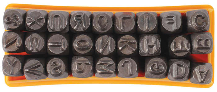 Letter Punch Set - 27 Piece