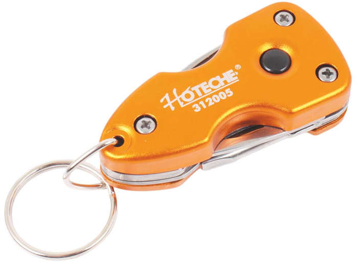 Multi Pocket Knife with LED Light and Keyholder