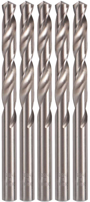 Hoteche HSS Drill Bits - 10mm (5 Piece)