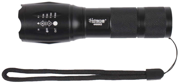 Hi Power LED Torch - 1 LED 5W - 260LM - Rechargable