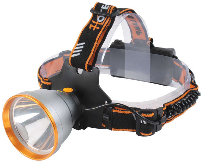Head Torch - 10W LED 3.7V - Rechargeable