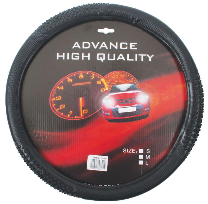 Vinyl Steering Wheel Cover - Black