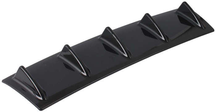 Rear Lower Bumper Lip Spoiler - 5 Fin