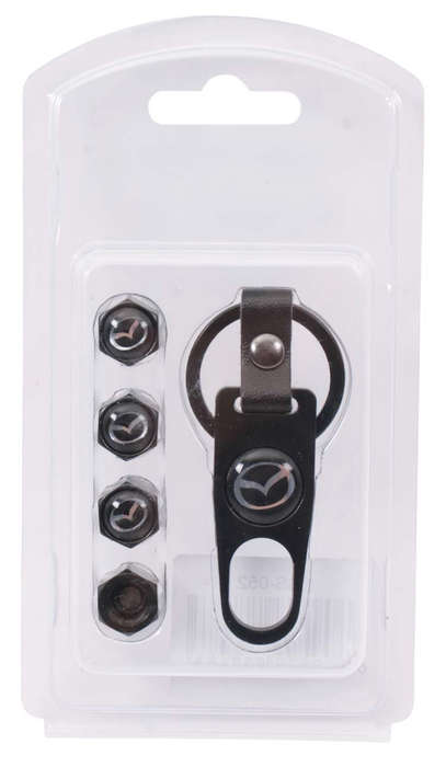 Valve Caps - Mazda with Key Ring