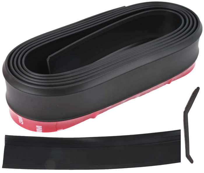 Front Bumper Lip - Univeral - 2.5m - Black