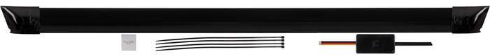 Universal Spoiler with LED Light - Black Strip